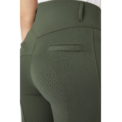 Pantalon d'équitation fond intégral grip toutes saisons Horze Mira Vert scarabée Pantalon d'équitation fond intégral grip toutes saisons Horze Mira Vert scarabée