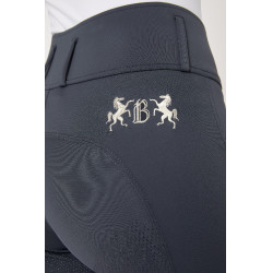 Pantalon d'équitation fond intégral Meghan B Vertigo taille haute femme Bleu marine foncé Pantalon d'équitation fond intégral Meghan B Vertigo taille haute femme Bleu marine foncé