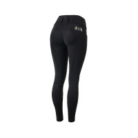 Paardrijbroek met volledige zit Meghan B Vertigo hoge taille dames Zwart