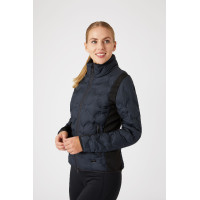 Veste d'équitation doudoune Horze Shelly femme Marine foncé Bleu