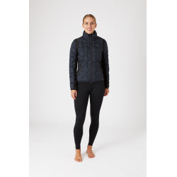 Veste d'équitation doudoune Horze Shelly femme Marine foncé Bleu