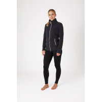 Veste d'équitation polaire Horze Ellie femme Marine foncé Bleu Veste d'équitation polaire Horze Ellie femme Marine foncé Bleu