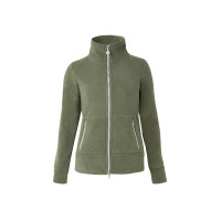 Fleece paardrijjas Horze Ellie dames Smaragdgroen Fleece paardrijjas Horze Ellie dames Smaragdgroen