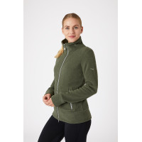 Veste d'équitation polaire Horze Ellie femme Marine foncé Bleu