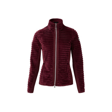 Gestreepte fleece paardrijjas Horze Della dames