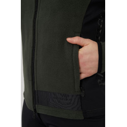 Veste d'équitation polaire stretch B Vertigo Cleo femme Vert lierre Veste d'équitation polaire stretch B Vertigo Cleo femme Vert lierre
