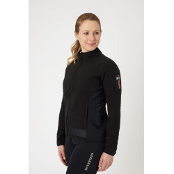 Stretch fleece paardrijjas B Vertigo Cleo dames Zwart