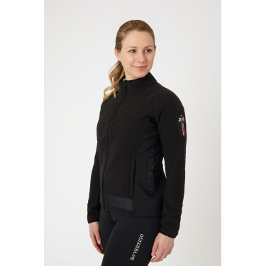 Stretch fleece paardrijjas B Vertigo Cleo dames Zwart