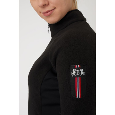 Stretch fleece paardrijjas B Vertigo Cleo dames Zwart