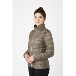 Doudoune Horze Natalie manches amovibles femme Marron morille