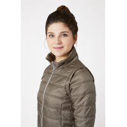 Donsjas Horze Natalie met afneembare mouwen voor dames Donsjas Horze Natalie met afneembare mouwen voor dames