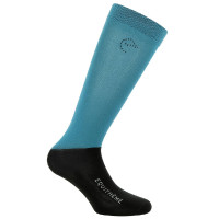 Chaussettes Equithème Compet Je t'aime Turquoise / noir Bleu Chaussettes Equithème Compet Je t'aime Turquoise / noir Bleu