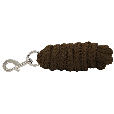 Longe tressée unie boucle blanche Canter