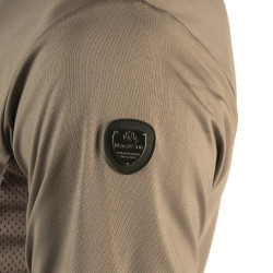 Polo homme Bankso manches longues Flags & Cup Blanc