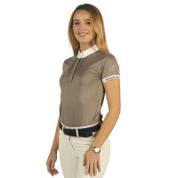 Polo Kavala dames korte mouwen Flags & Cup Bleu marine