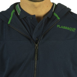 Sweat zippé enfant Mako Flags & Cup Bleu marine