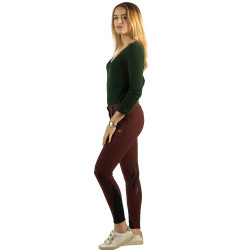 Pantalon Flags & Cup Pampelone femme Bordeaux Pantalon Flags & Cup Pampelone femme Bordeaux