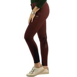 Pantalon Flags & Cup Pampelone femme Bordeaux Pantalon Flags & Cup Pampelone femme Bordeaux