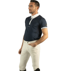Pantalon Flags & Cup Guérande homme Blanc