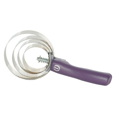 Ronde metalen rosborstel met handvat Imperial Riding Donkerpaars Bordeaux Ronde metalen rosborstel met handvat Imperial Riding Donkerpaars Bordeaux