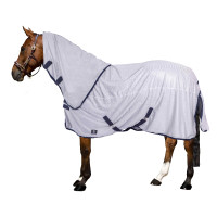 Couverture anti-mouches couvre-cou amovible Imperial Riding Reese Gris Argenté