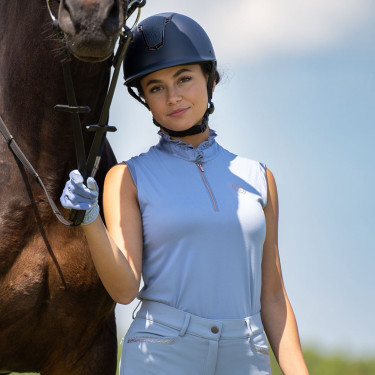 Top Tech mouwloos Imperial Riding Anna Lichte schaduw Blauw