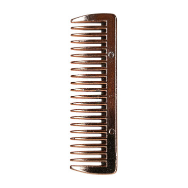 Peigne Imperial Riding en aluminium Or rose Noir