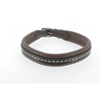 Collier pour chien Pénélope Point Sellier Havane ancien modèle Marron Collier pour chien Pénélope Point Sellier Havane ancien modèle Marron