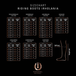 Imperial Riding Olania Lange/Brede rijlaarzen Bordeaux / fleur