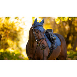 LeMieux Classic oornetje Atlantisch blauw LeMieux Classic oornetje Atlantisch blauw