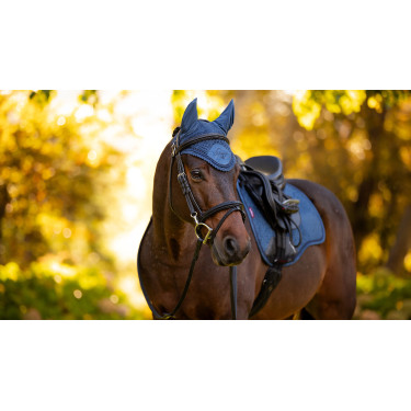 LeMieux Classic oornetje Atlantisch blauw LeMieux Classic oornetje Atlantisch blauw