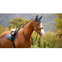 LeMieux Classic oornetje Atlantisch blauw LeMieux Classic oornetje Atlantisch blauw