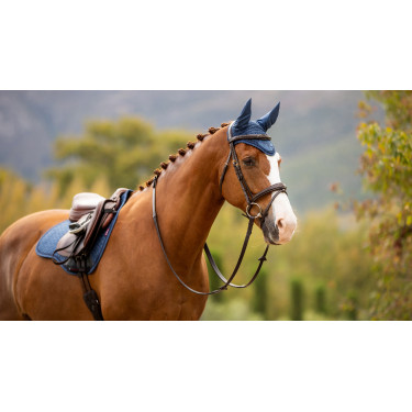 LeMieux Classic oornetje Atlantisch blauw LeMieux Classic oornetje Atlantisch blauw