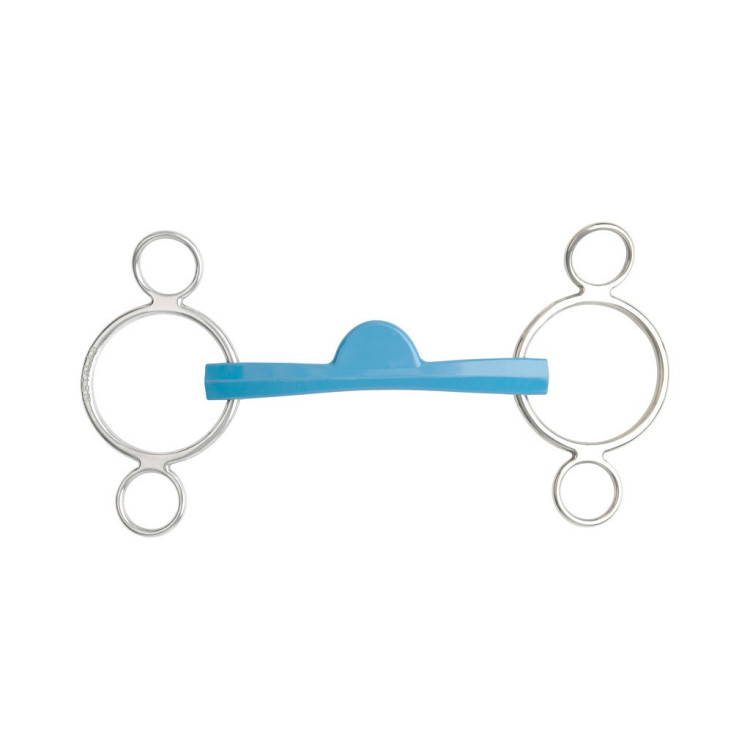 Mors réglable Metalab Flexi 3 anneaux demi-lune Mors réglable Metalab Flexi 3 anneaux demi-lune
