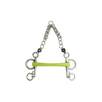 Mors Pelham Metalab Flexi Soft recht korte scharen Groen