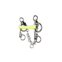 Mors pelham Metalab Flexi Soft droit branches courtes Vert Mors pelham Metalab Flexi Soft droit branches courtes Vert