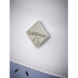 Polo de concours LeMieux Olivia manches courtes Mist Bleu