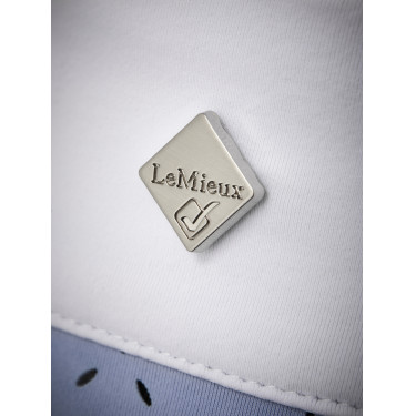 Polo de concours LeMieux Olivia manches courtes Mist Bleu