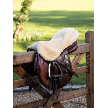 Couvre siège LeMieux Simuwool Naturel Marron