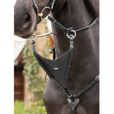 Vork van volledige martingaal Kudos LeMieux Zwart / zilver