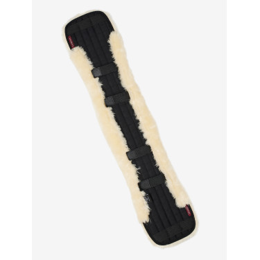 Fourreau de sangle de dressage LeMieux Simuwool Naturel Marron