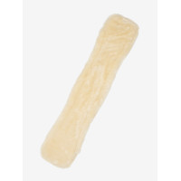 Fourreau de sangle de dressage LeMieux Simuwool Naturel Marron