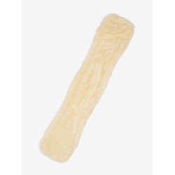 Fourreau de sangle de dressage LeMieux Simuwool Naturel Marron