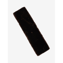 Fourreau de sangle de dressage LeMieux Simuwool à enfiler Marron