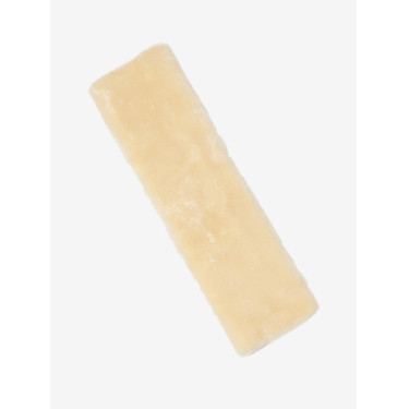 Fourreau de sangle de dressage LeMieux Simuwool à enfiler Naturel Marron
