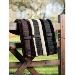 Fourreau de sangle mixte LeMieux Simuwool Noir / naturel