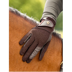Gants d'équitation LeMieux Pro Mesh Marron