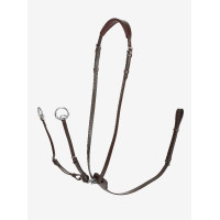 Martingale à anneaux Kudos LeMieux Havane / argent Marron Martingale à anneaux Kudos LeMieux Havane / argent Marron