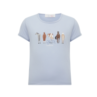 T-shirt Mini LeMieux Puddle Pals Mist