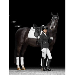 Tapis LeMieux Crystal Suede Dressage Blanc